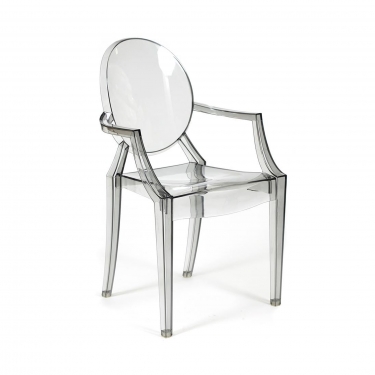 Кресло Tetchair MEDALION mod. 922 пластик, 56,553,292,5см, серый