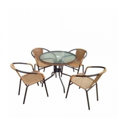 Комплект мебели Афина-мебель Николь-1LB TLH-037С-TLH080RR-D80 Light Beige
