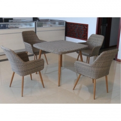 Комплект плетеной мебели Афина-мебель T368/Y360B-W65 4PCS Light Brown