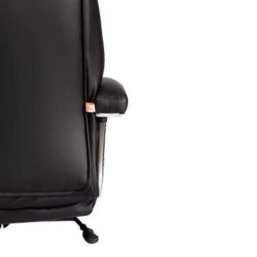 Кресло офисное Tetchair Trust max кож/зам, черный/черный стеганный/черный, 36-6/36-6/36-6/06