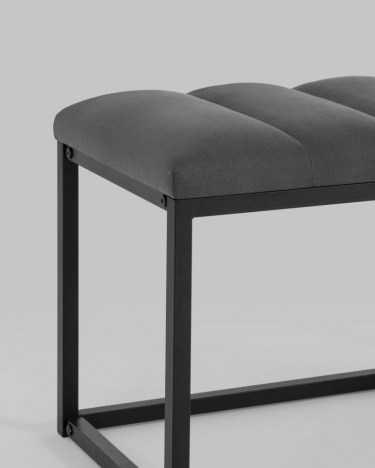 Банкетка Stool Group Хостен велюр Темно-серый