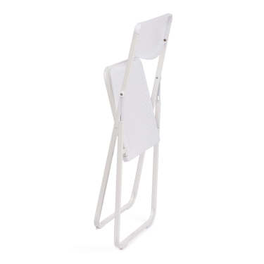 Стул складной Tetchair FOLDER mod. 3016 каркас металл, сиденье/спинка пластик, 48,5 х 48 х 82,5 см, white белый