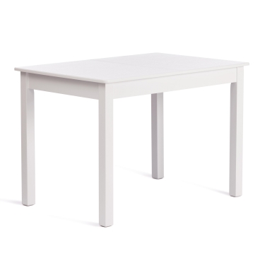 Стол Tetchair MOSS раздвижной бук, мдф, 110+30 x 68 x 75 см, white белый