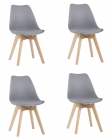 Стул Stool Group FRANKFURT NEW Серый 4 шт