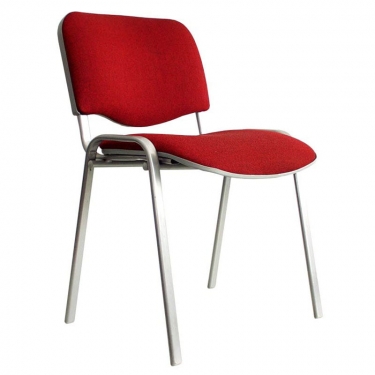 Стул EasyChair ZP_UP_EChair Rio ИЗО хром ткань красная 550729