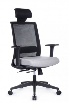 Кресло оператора Рива Riva Design Style 6215A Серый