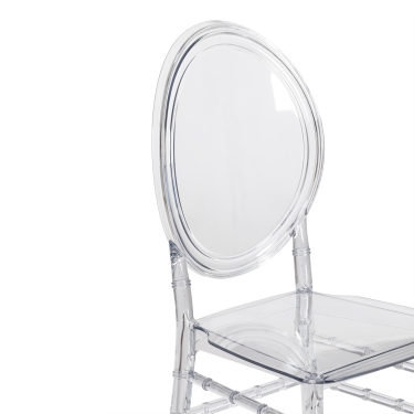 Стул Tetchair MEDALION mod. 921 пластик, 39 х 49 х 90,5 см, Transparent Прозрачный