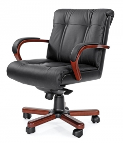 Кресло для руководителя Profoffice Paris Wood B Черный/Палисандр