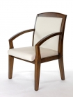 SENATOR Кресло, 4 опоры Profoffice R Senator Ivory 22042 walnut