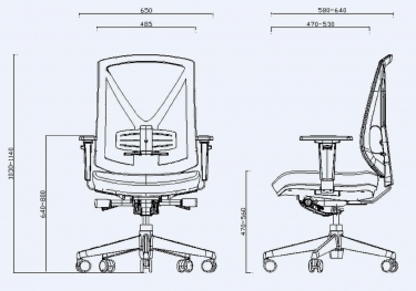 Кресло Profoffice MIRO-3C NYLON VERSION