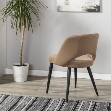 Кресло R-home Lars Diag beige/черный