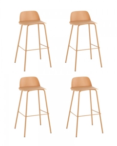 Стул барный Stool Group Mist желтый 4 шт