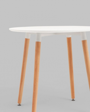 Стол круглый Stool Group Рокки New D80 белый