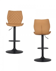 Стул барный Stool Group Dome экокожа коричневый 2 шт