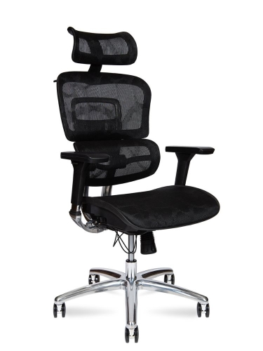 Кресло руководителя Норден Kron aluminium black