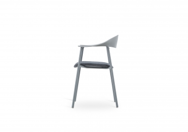 Стул Stool Group Eila с подушкой пластик серый
