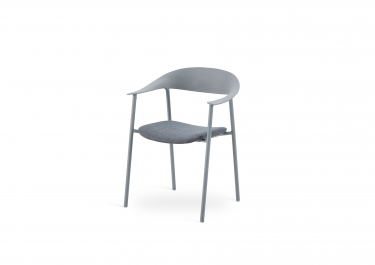 Стул Stool Group Eila с подушкой пластик серый