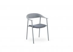 Стул Stool Group Eila с подушкой пластик серый