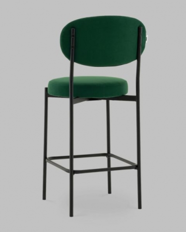 Стул Полубарный Stool Group Бриф DD ПБ велюр зеленый