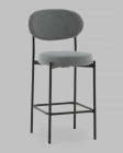 Стул Полубарный Stool Group Бриф DD ПБ велюр серый