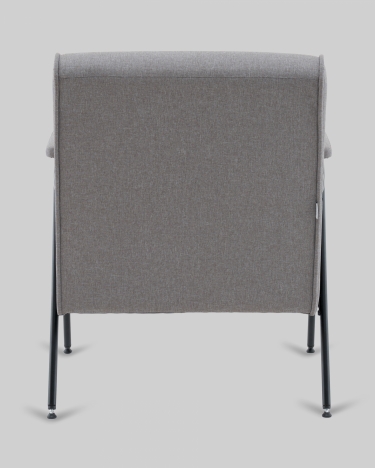 Кресло Stool Group Эндино рогожка серый