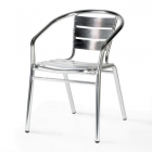 Стул алюминевый Афина-мебель LFT-3059 Silver metallic