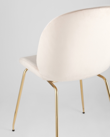 Стул Stool Group Beetle Бежевый
