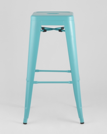 Стул барный Stool Group Tolix Голубой матовый