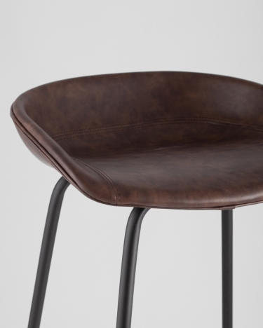 Стул барный Stool Group Beetle Lite PU Коричневый