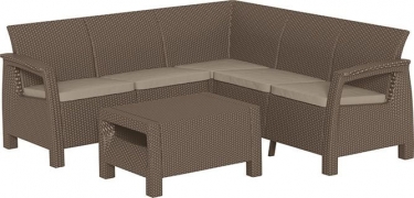 Зона отдыха CURVER Corfu Relax set Коричневый