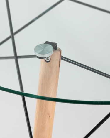 Стол обеденный Stool Group EAMES DSW Стеклянный