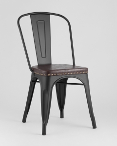 Стул Stool Group TOLIX SOFT мягкий Черный матовый