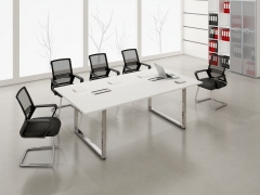 Стол рабочий, прямолинейный ALSAV GLOSS LINE НСР-П.009.1 Белый Премиум