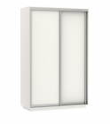 Шкаф-купе двухдверный Е1 Экспресс Хит Элемент 1200x2200h Белый снег