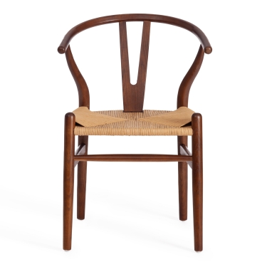 Стул Tetchair WISHBONE mod.CB2212 дерево вяз, 5750.579.5, Темный Орех 5
