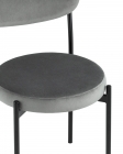 Стул Stool Group Бриф NEW велюр Темно-серый