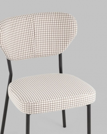Стул Stool Group Билл гусиная лапка Бежевый