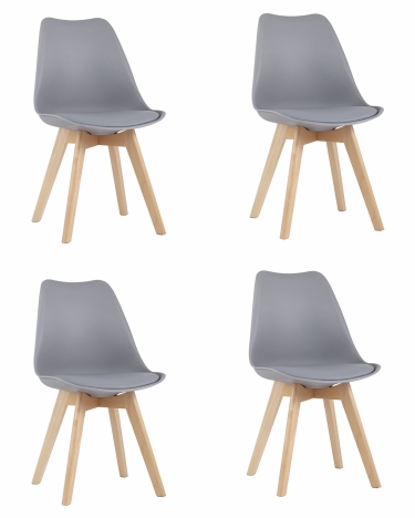 Стул Stool Group FRANKFURT NEW Серый 4 шт