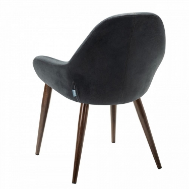 Стул R-home Kent Diag grey/т.орех
