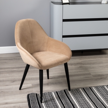 Стул R-home Kent Diag beige/черный