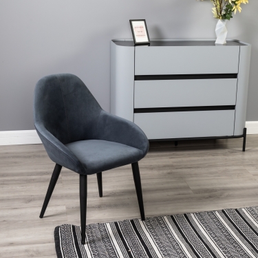 Стул R-home Kent Diag grey/черный
