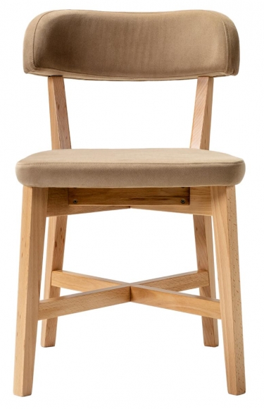 Стул R-home Frank Pro Diag Beige/Натуральный бук