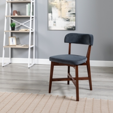 Стул R-home Frank Pro Diag Grey/Темный орех