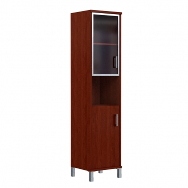 Стеллаж стекло тонированное Skyland B431.10 R Бургунди