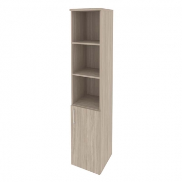 Шкаф высокий узкий правый Рива ONIX O.SU-1.8R Белый Бриллиант