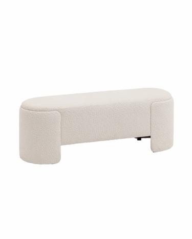 Банкетка Stool Group Taks букле Белый