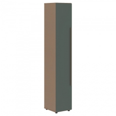 Шкаф-колонка с тремя глухими малыми дверьми левый Skyland VELION VHCS 40.8 L Нефрит Кобра