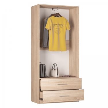 Шкаф распашный Аларти R-198х90х45-3ЯШС