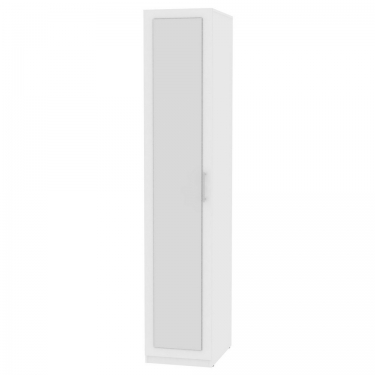 Шкаф распашный Аларти R-230х45х60-1-MБелый
