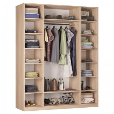Шкаф распашный Аларти R-230х180х60-1-PO-MЯАС